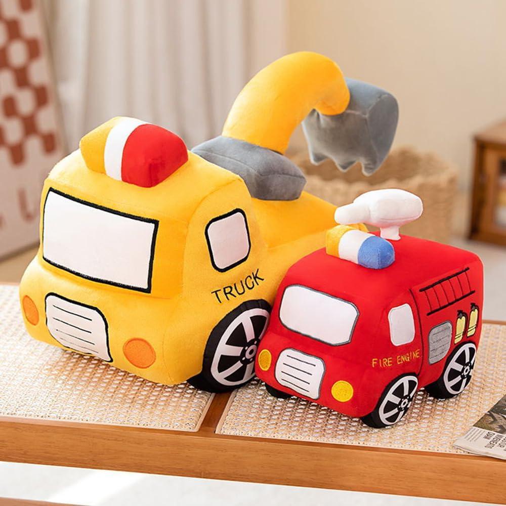 Juguete de Peluche Autobús Escolar Coche Furgón 27x17 cm