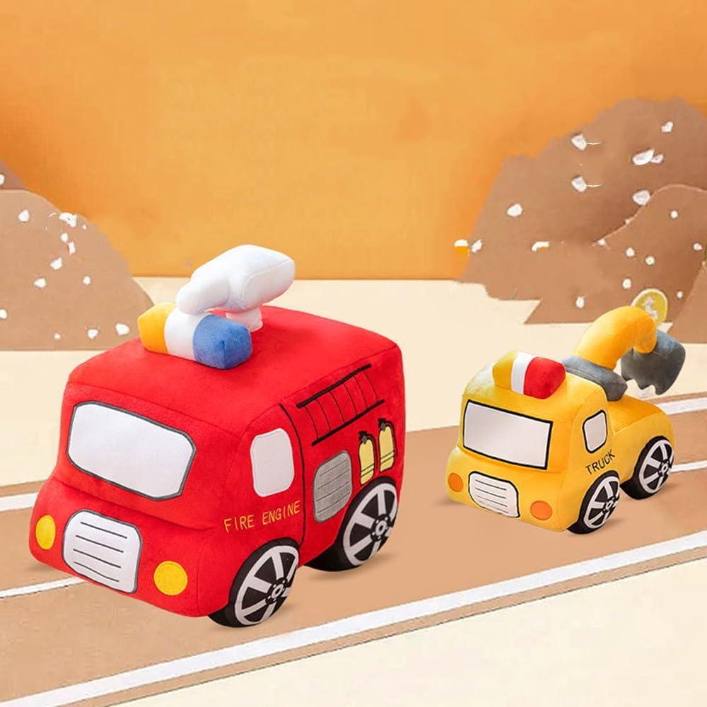 Juguete de Peluche Autobús Escolar Coche Furgón 27x17 cm