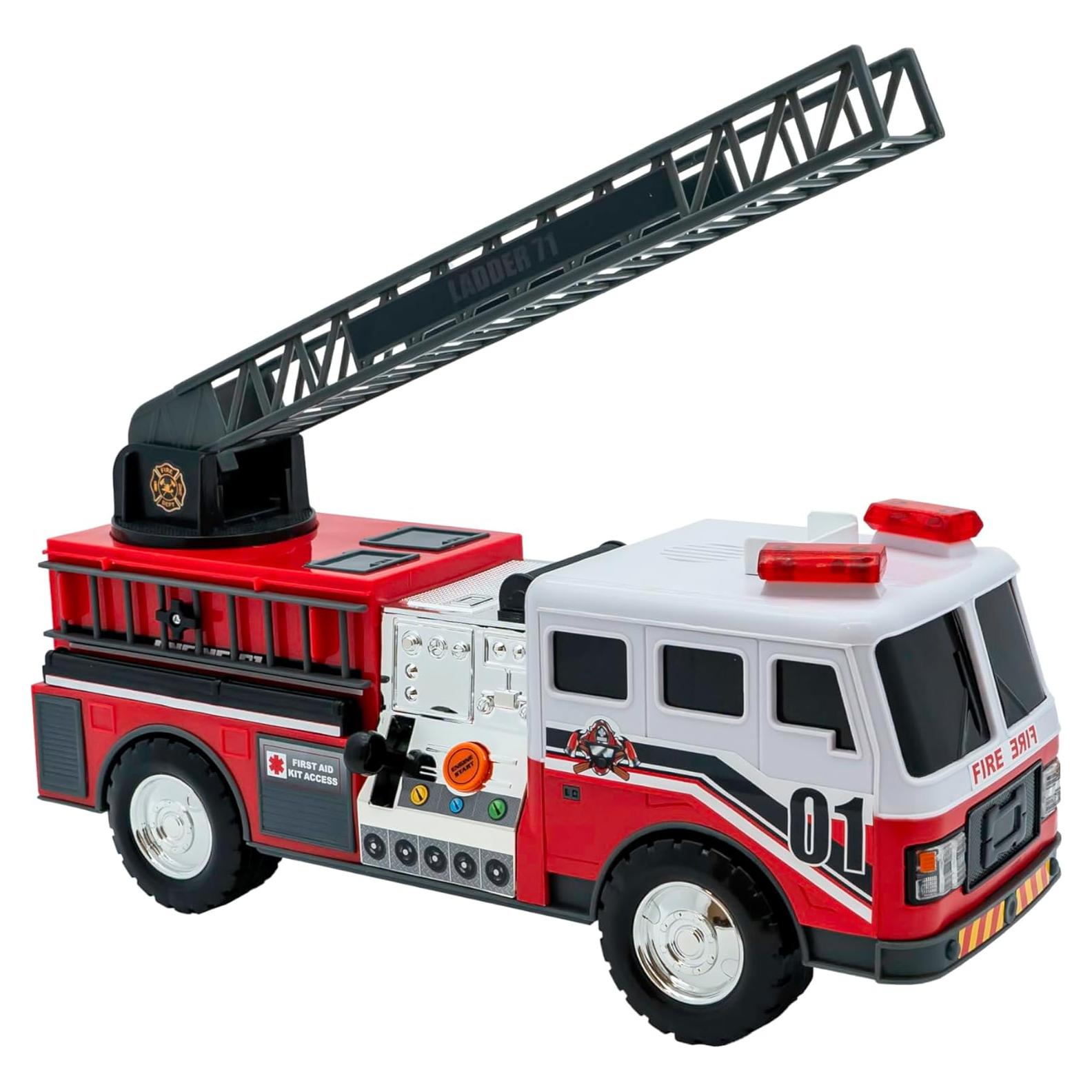 Camión de Bomberos Action Drive Mighty Fleet 40,64 cm