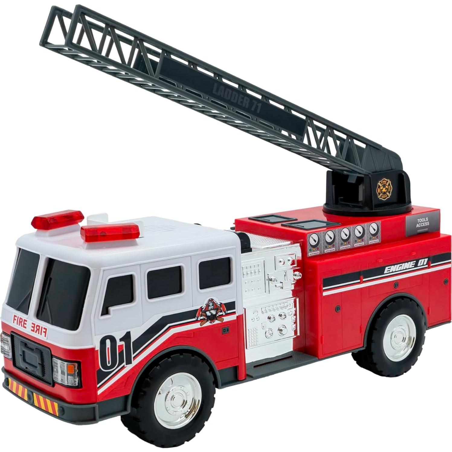 Camión de Bomberos Action Drive Mighty Fleet 40,64 cm