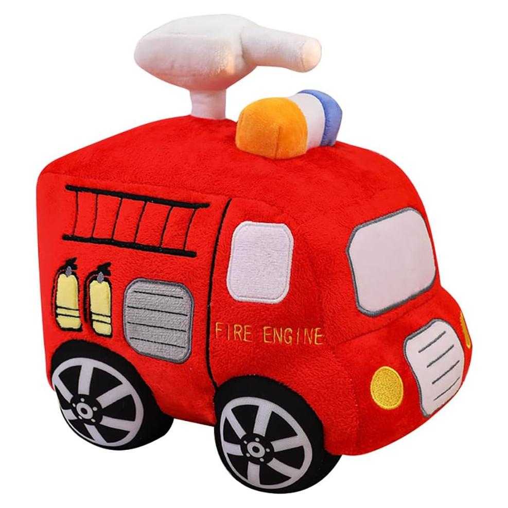Camión de Bomberos de Peluche YONLIT 25,4 cm Suave y Lindos