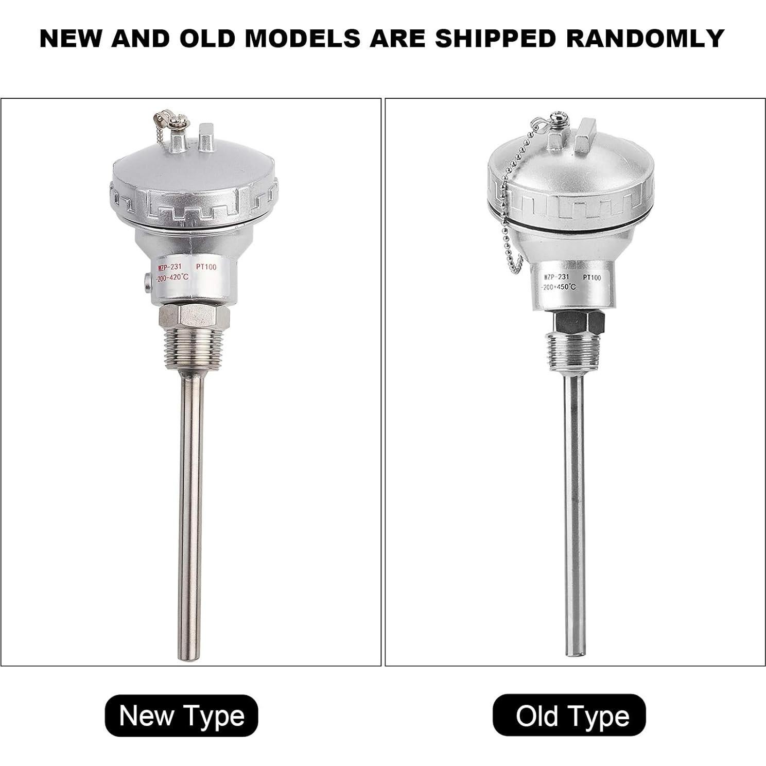 Sonda de Temperatura PT100 Bediffer 100mm NPT 1/2" Industrial