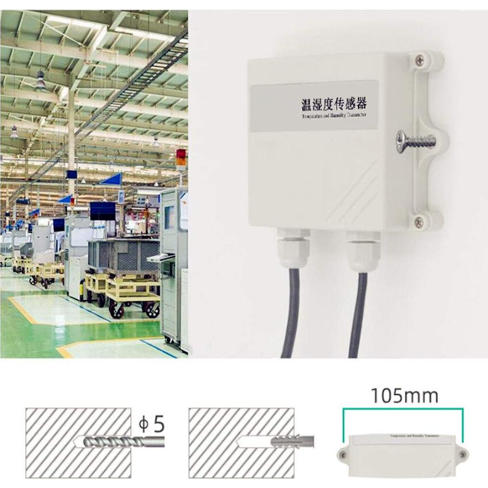 Sensor de Temperatura y Humedad Taidacent RS485 4-20mA