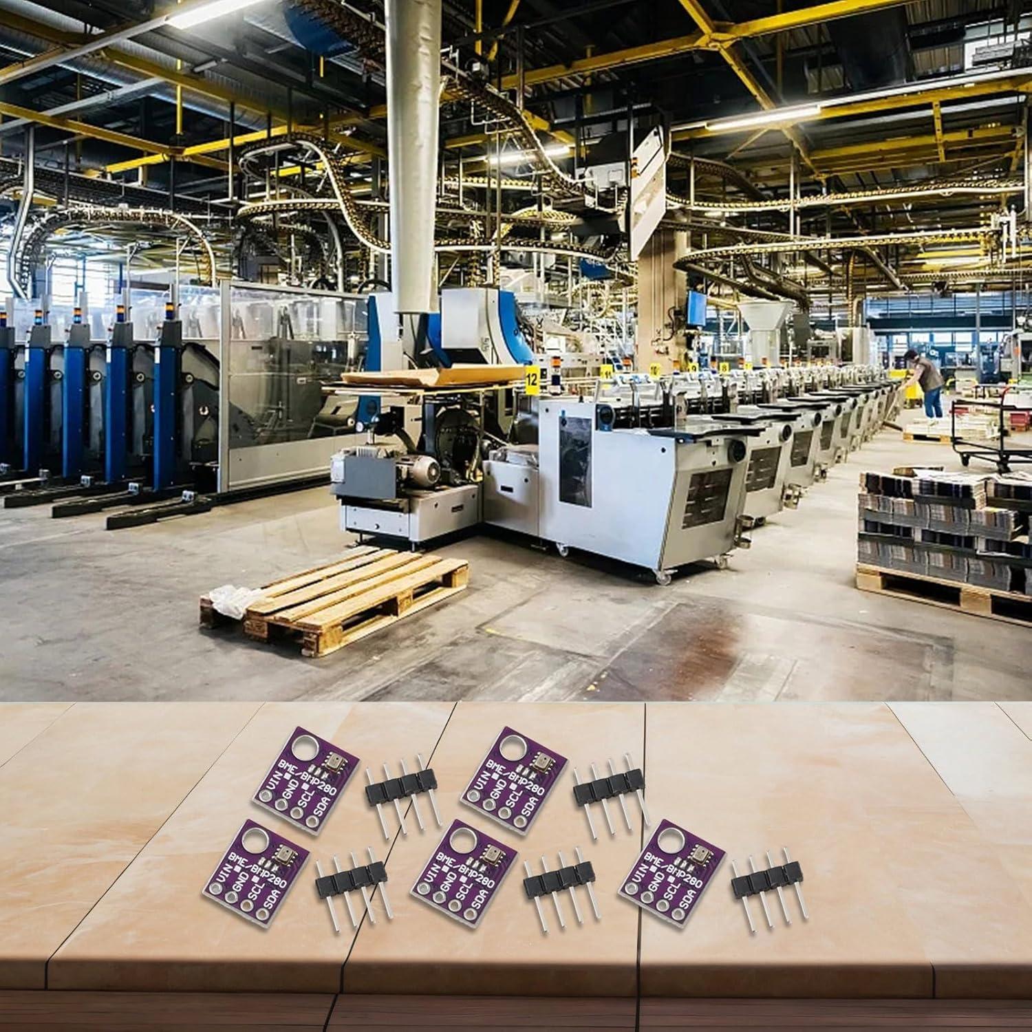 Módulo Sensor de Temperatura y Humedad GY-BMP280, 5 Piezas