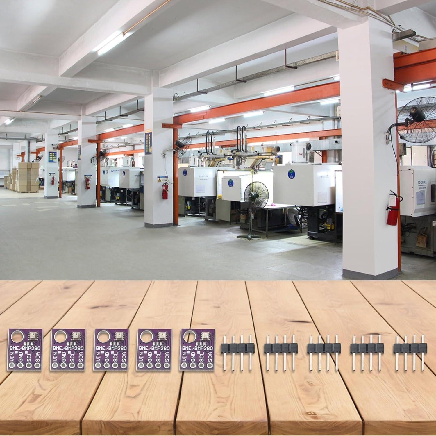 Módulo Sensor de Temperatura y Humedad GY-BMP280, 5 Piezas