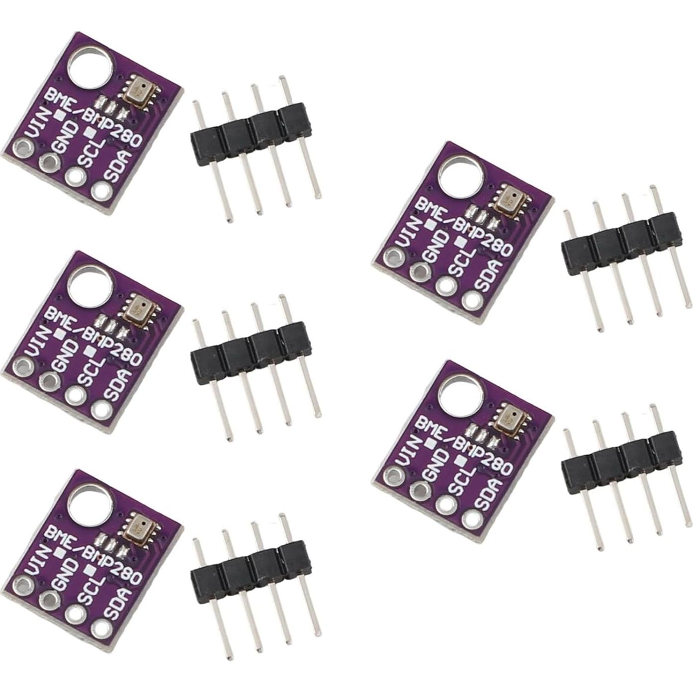 Módulo Sensor de Temperatura y Humedad GY-BMP280, 5 Piezas
