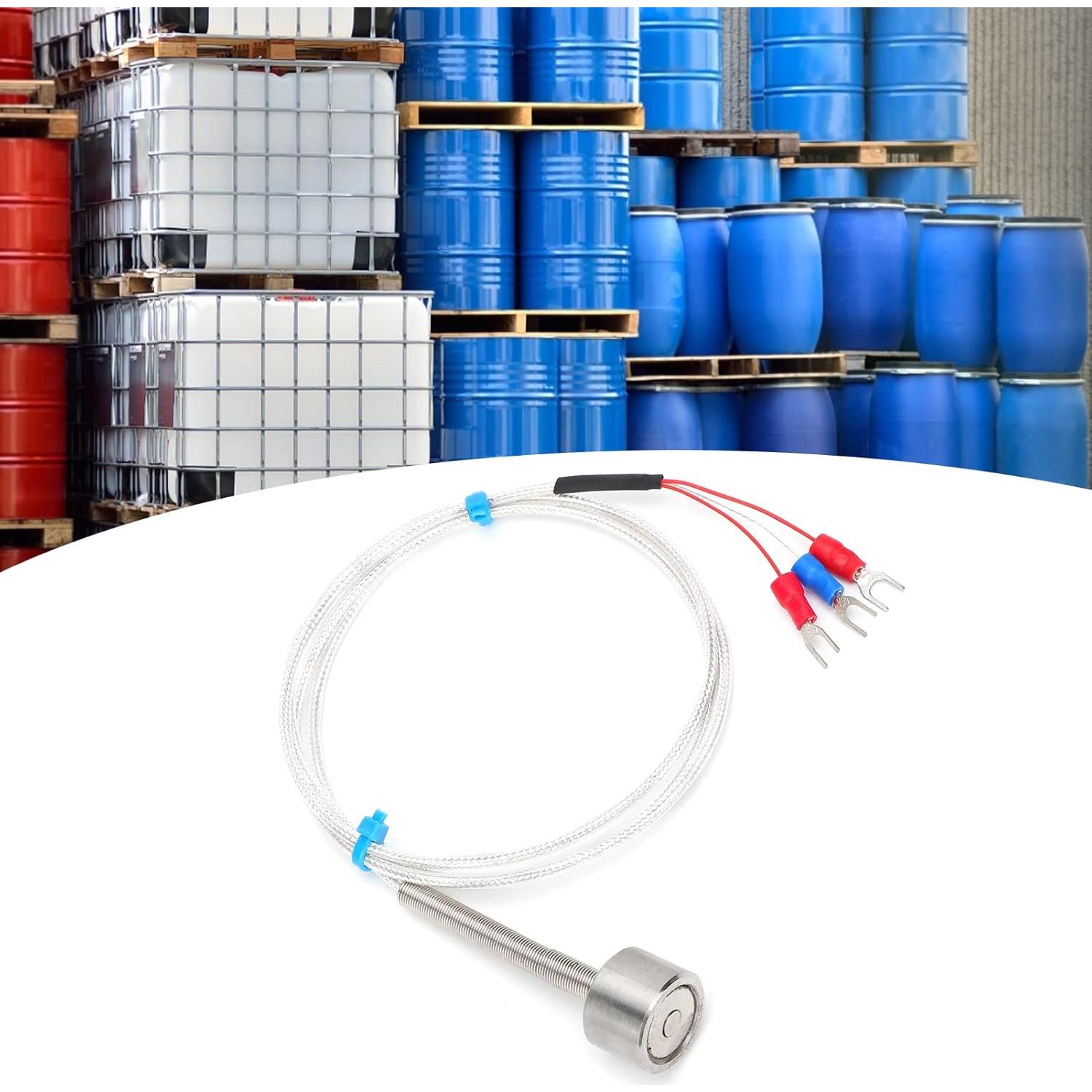 Sensor de Temperatura Magnético PT100 Acero Inoxidable 4m