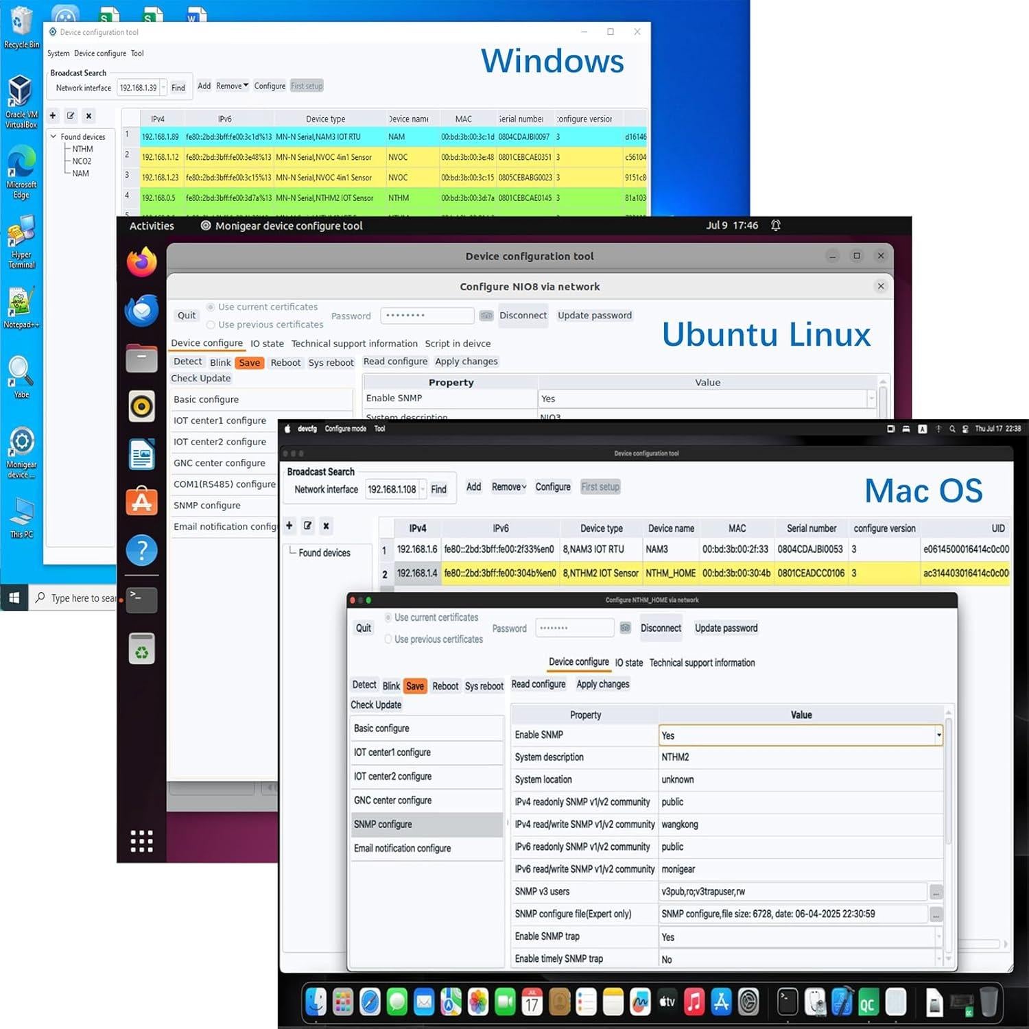 Monitor Ambiental 3 en 1 MONIGEAR MN-NCO2TH CO2 Temperatura Humedad