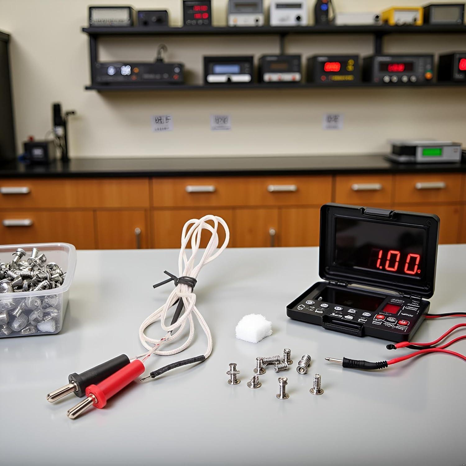 Conector Mini Tipo K 1m JJLFresheners Sonda Termopar -50°C a 350°C