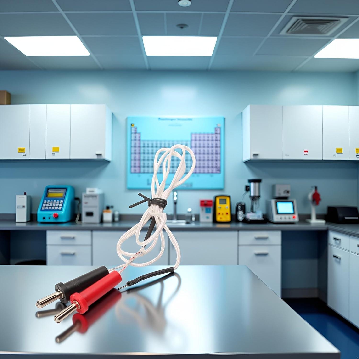 Conector Mini Tipo K 1m JJLFresheners Sonda Termopar -50°C a 350°C