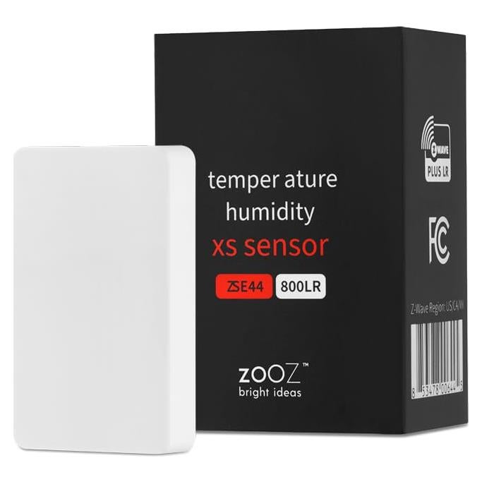 Sensor de Temperatura y Humedad Z-Wave Zooz ZSE44 800LR