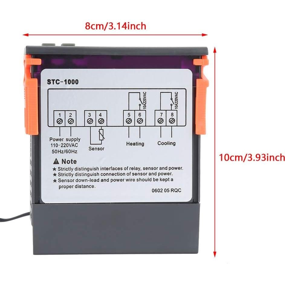 Controlador de Temperatura Digital Walfront -50°C a 99°C