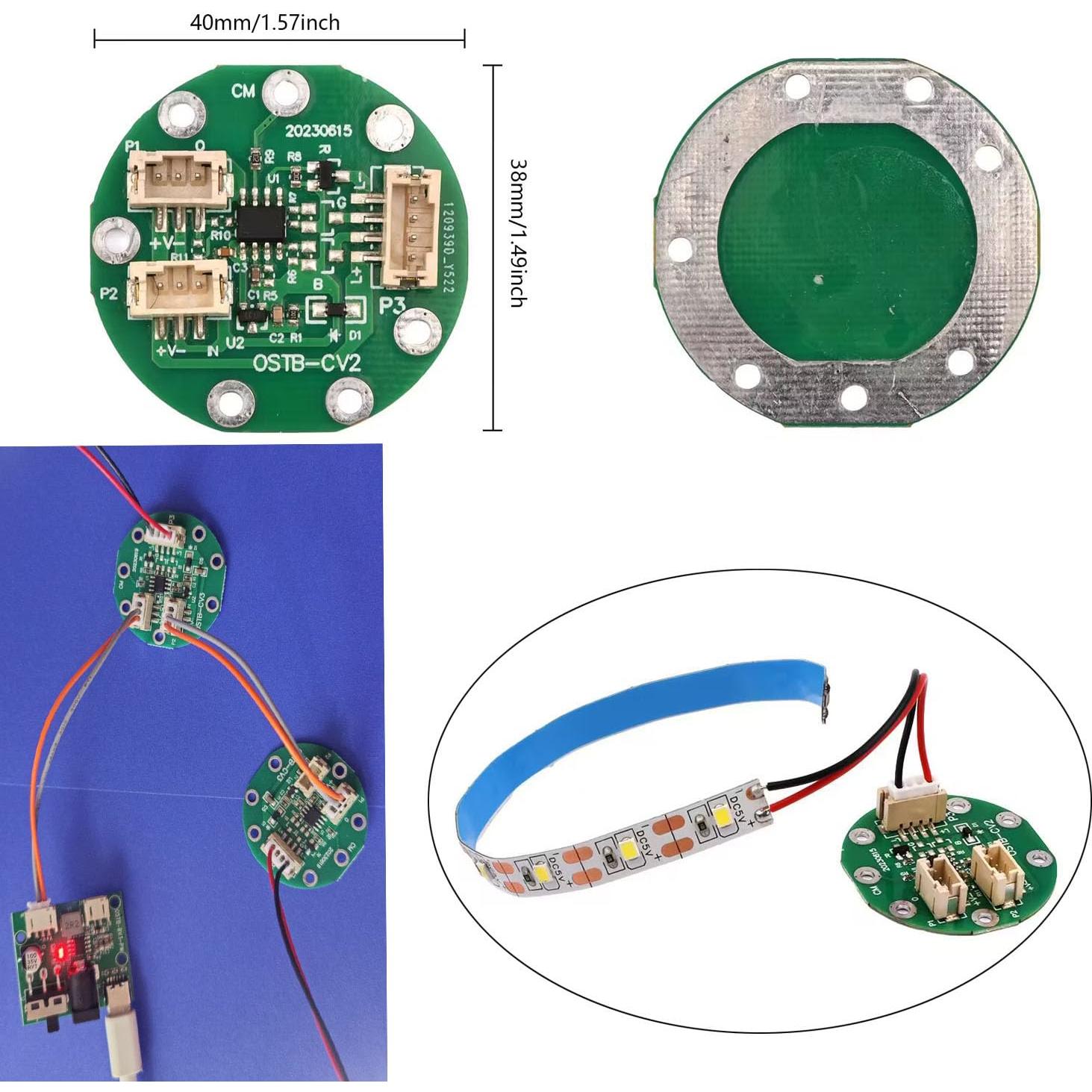 Módulo Sensor Táctil FOFMITI con Tira LED 10Pcs 40x38mm