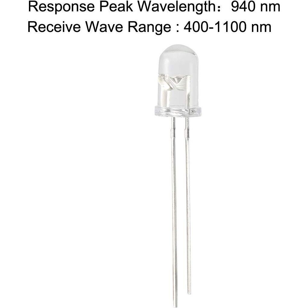 Diodos Fotodiodos Sensibles a la Luz uxcell 20pcs 5mm