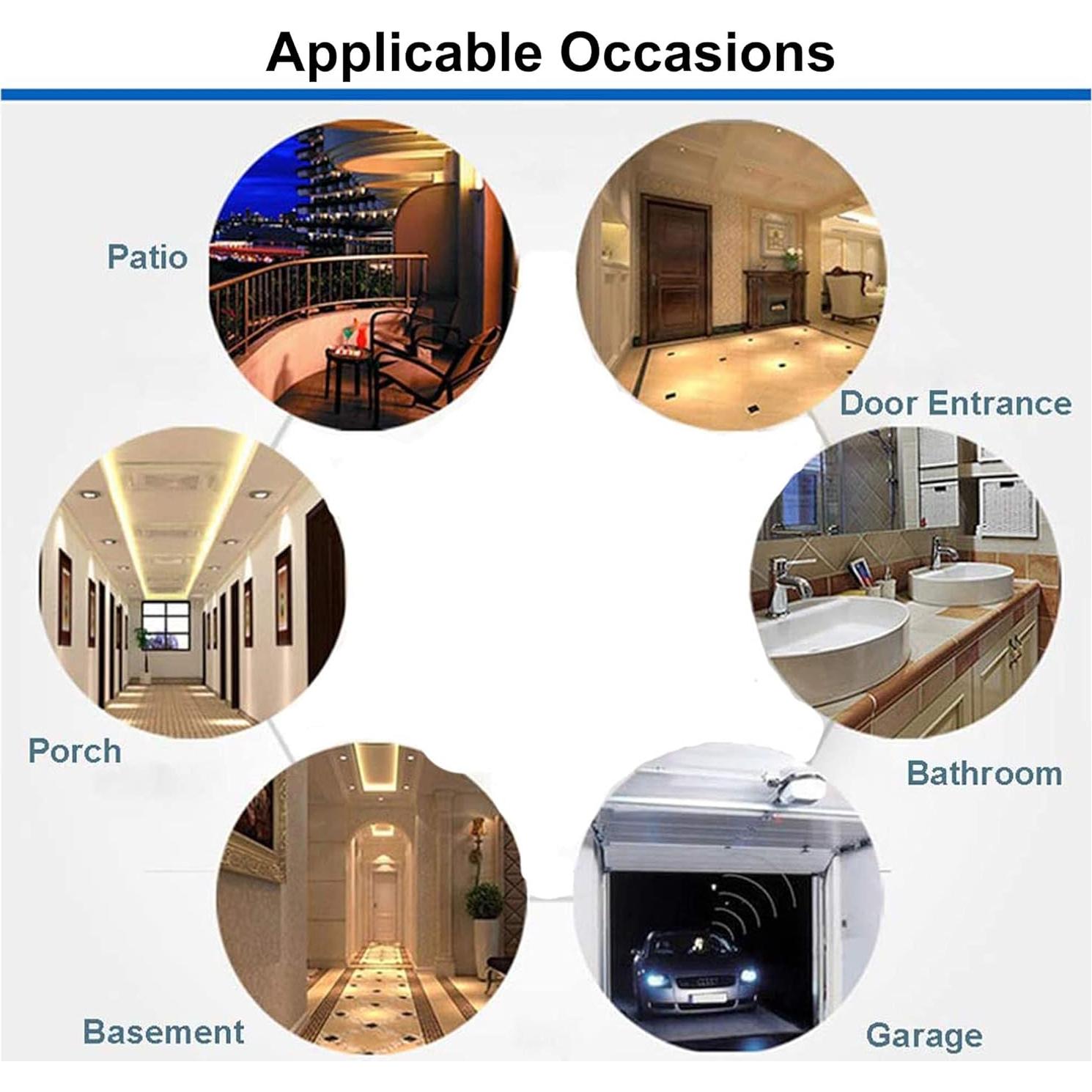 Enchufes de Luz con Sensor de Movimiento LPHUMEX 3 Pcs E26/E27