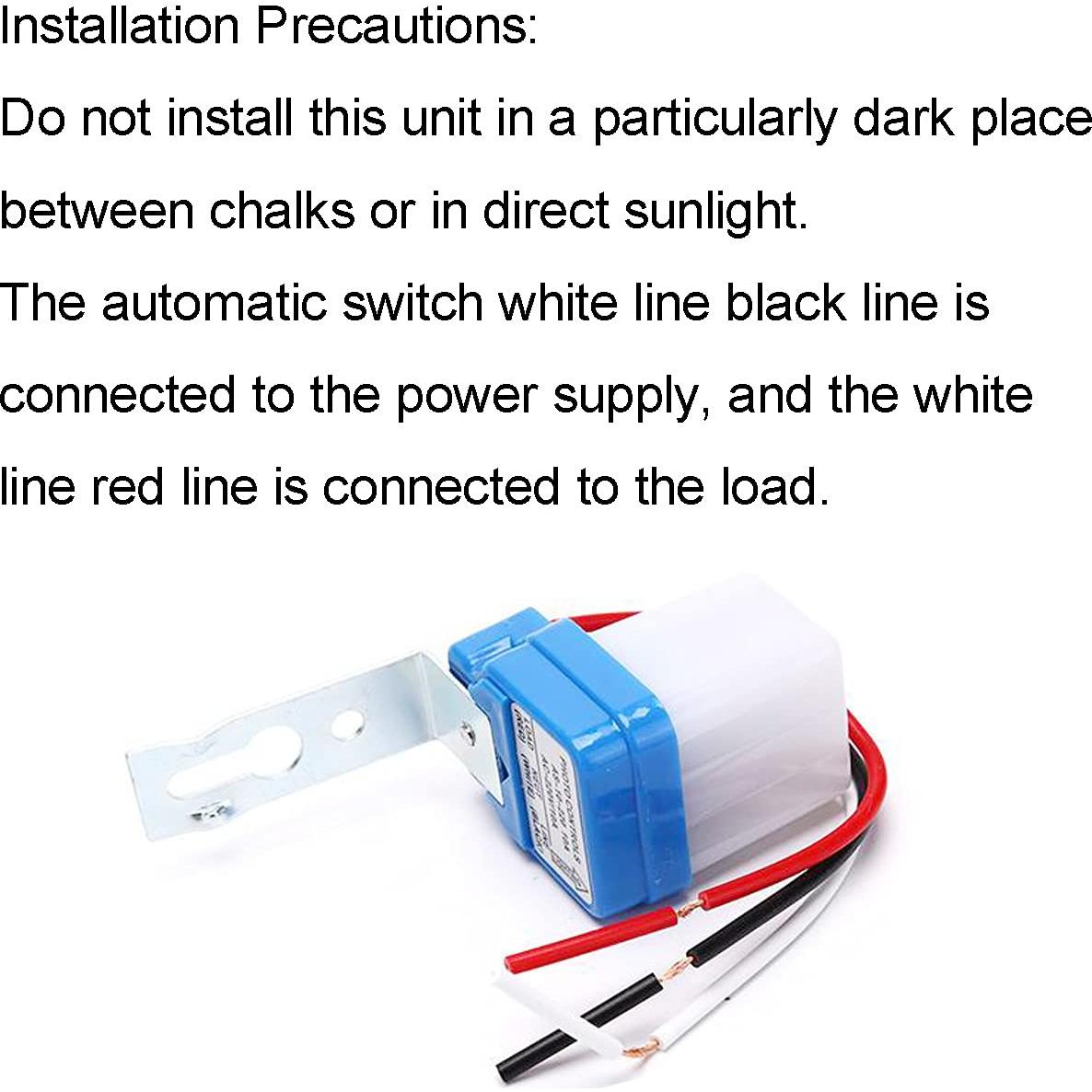 Interruptor de Luz Automático DKARDU 12V 10A con Sensor