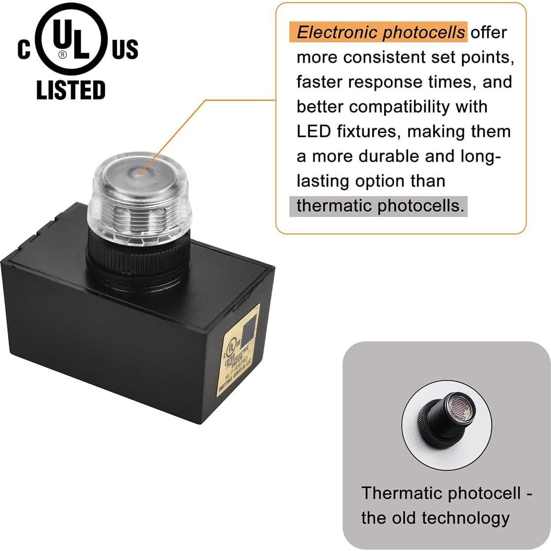 Control de Luz Fotocélula J.LUMI YCA1030 para Exteriores