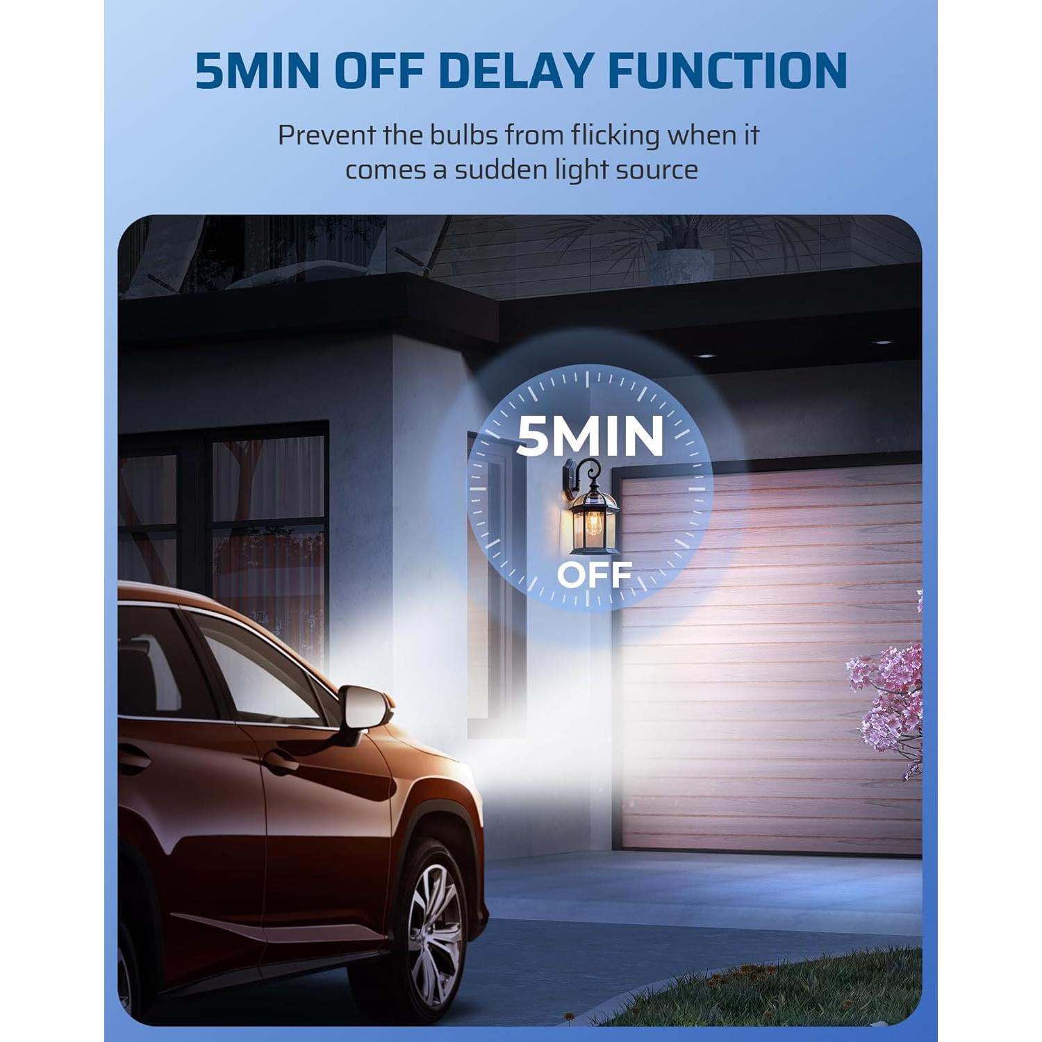 Enchufe con Sensor de Luz DEWENWILS E26/E27 Paquete de 4