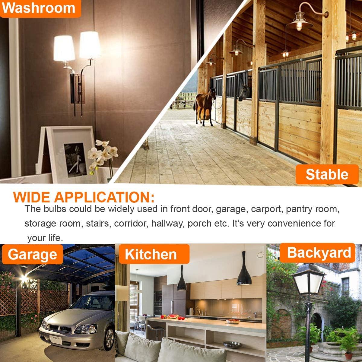 Bombillas LED LUXON 9W con Sensor de Movimiento Radar Dusk to Dawn