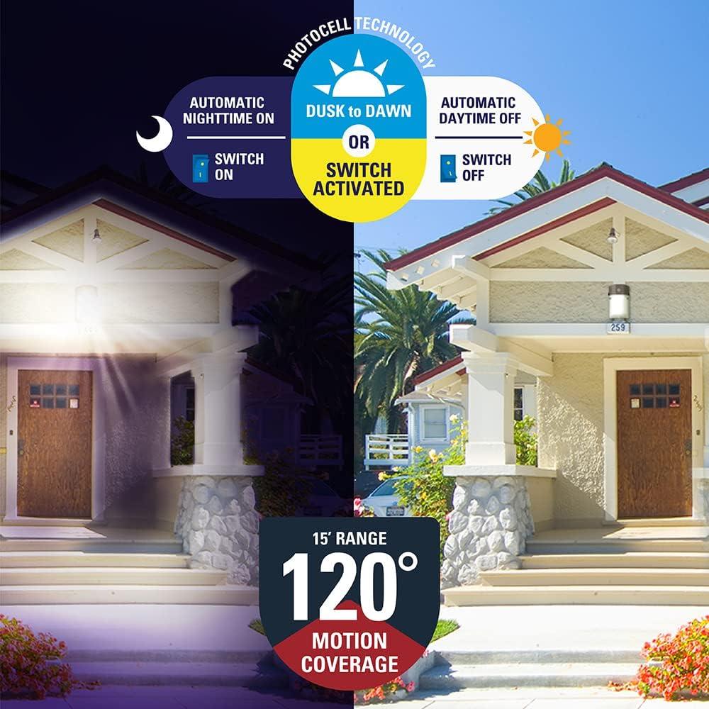 Aplique LED HALO FE Bronce 994 Lúmenes Sensor Movimiento