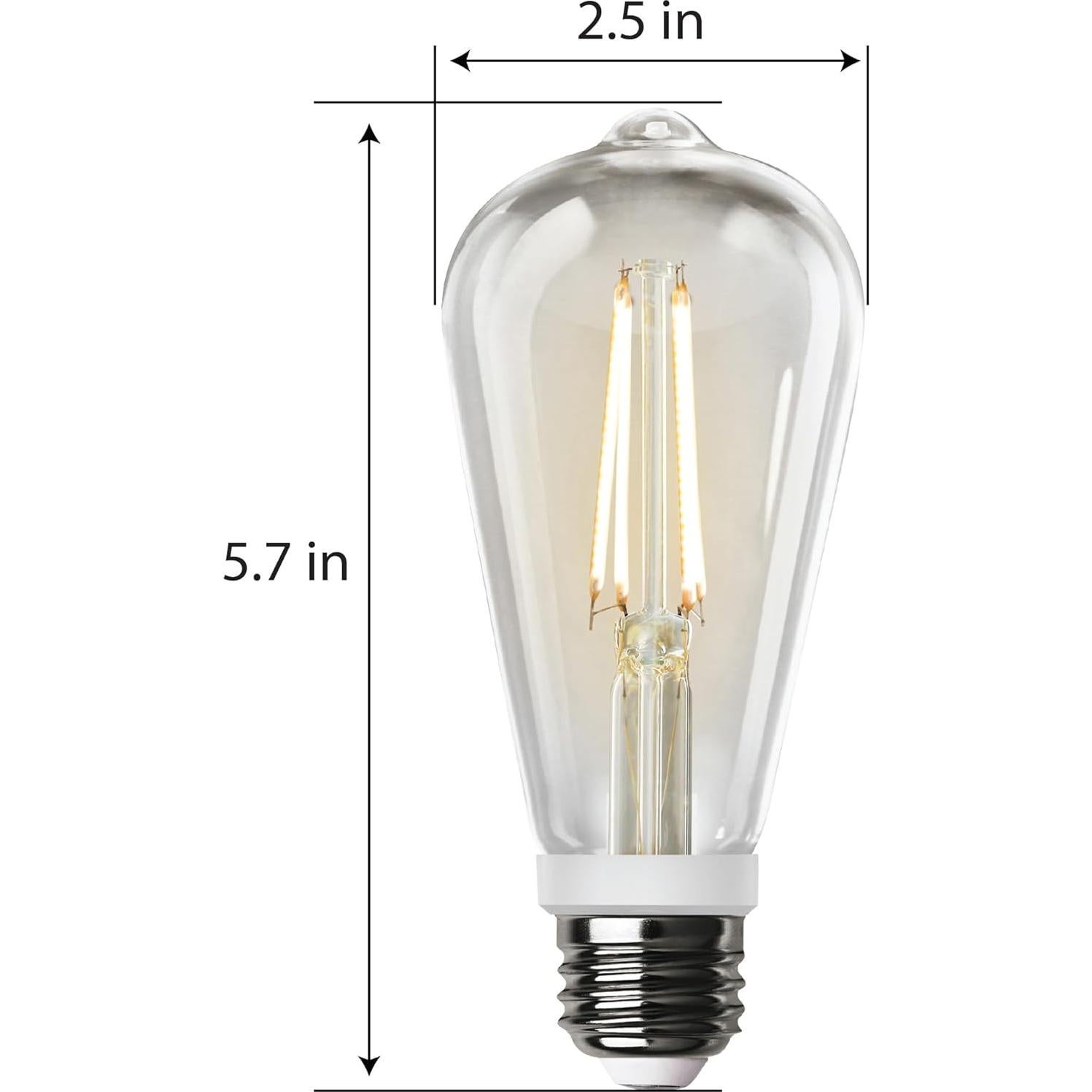 Bombilla LED Feit Electric ST19 5000K 800 Lúmenes Sensor Movimiento