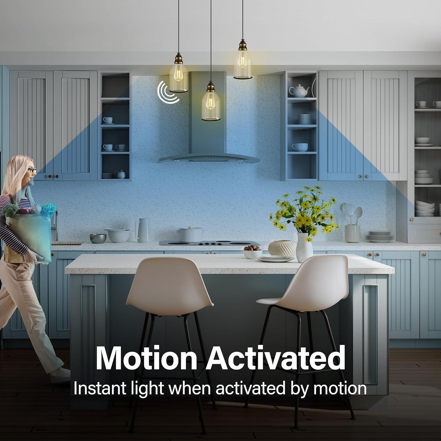 Bombilla LED Feit Electric ST19 5000K 800 Lúmenes Sensor Movimiento