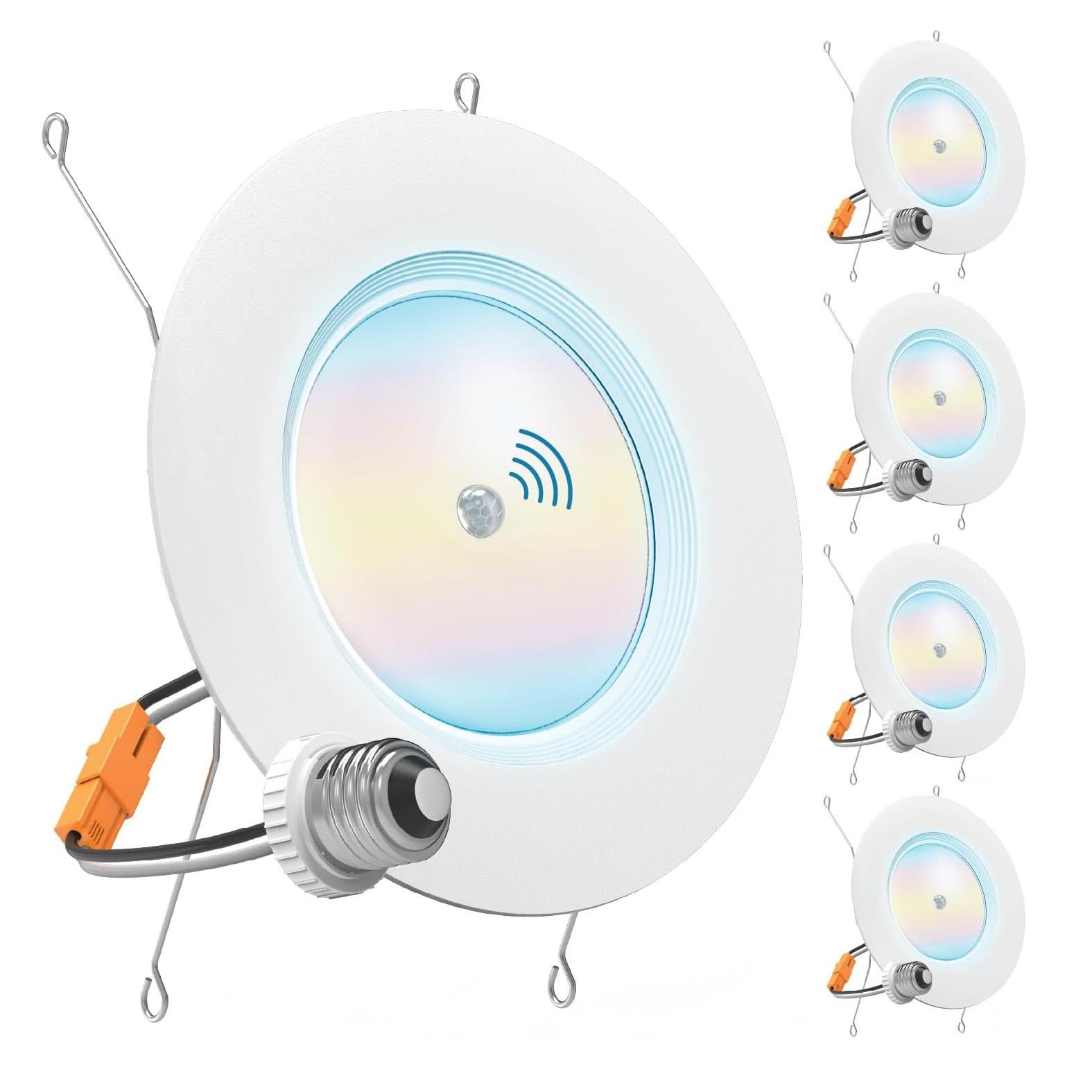 Luz Empotrada LED 6" Sunco con Sensor de Movimiento 10W