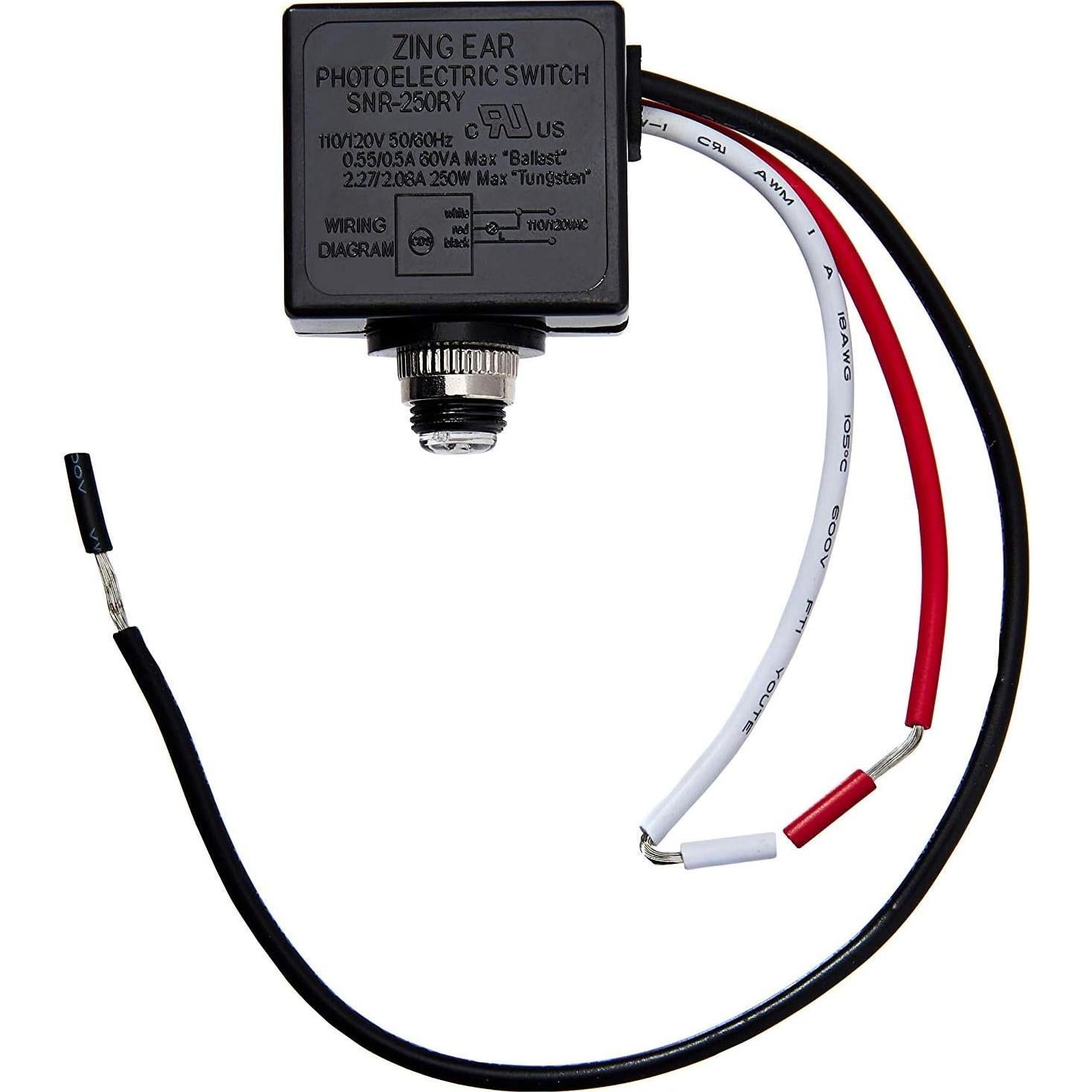 Sensor de Luz Fotocélula Four-Bros 120V Dusk to Dawn Paquete 2