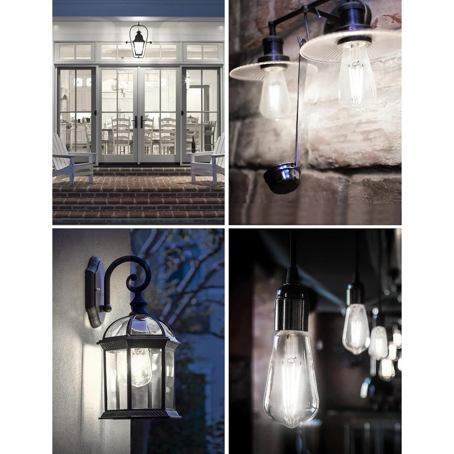 Bombillas LED Eastiya Crepúsculo a Amanecer 6W 600LM E26