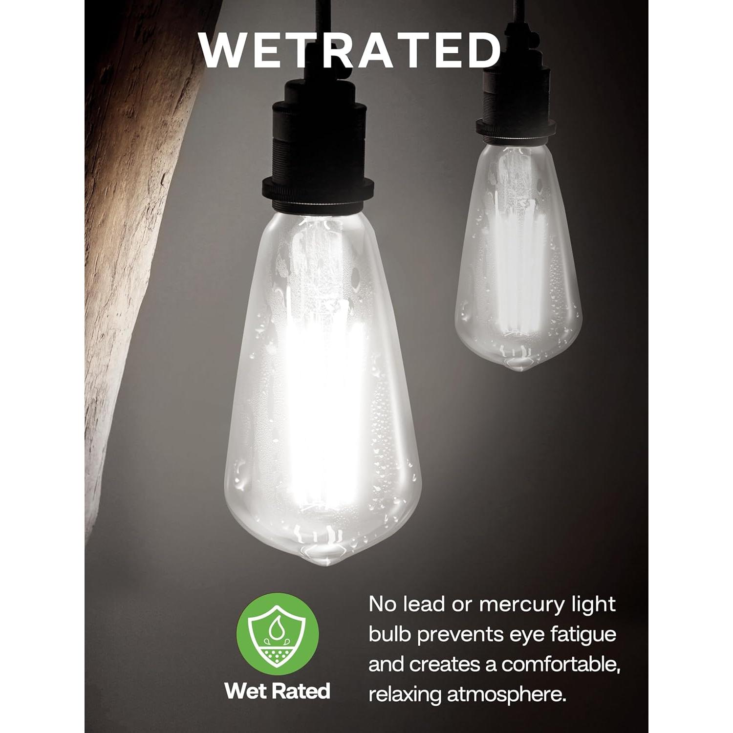 Bombillas LED Eastiya Crepúsculo a Amanecer 6W 600LM E26