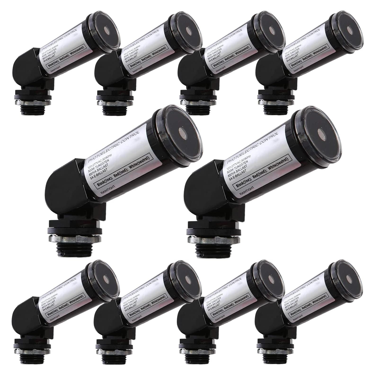 Paquete de 10 Fotocélulas LED Giratorias Lighting Labs 120-277V