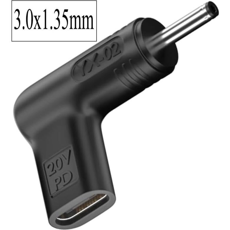 Adaptador USB C a DC 3.5x1.35mm 100W Bacron