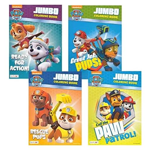 Libro de Colorear Jumbo Paw Patrol - Diversión Creativa