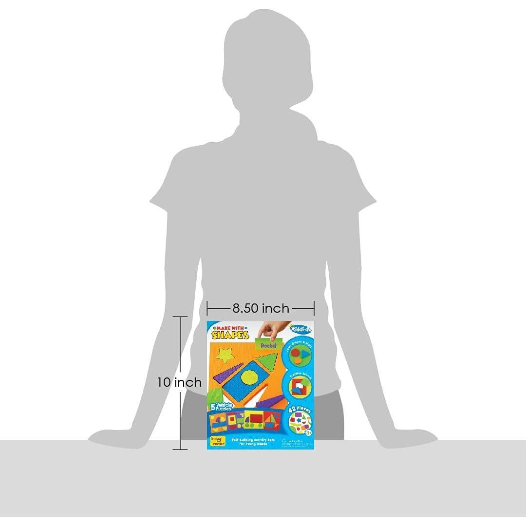 Rompecabezas de Formas Imagimake Vehículos 42 Piezas