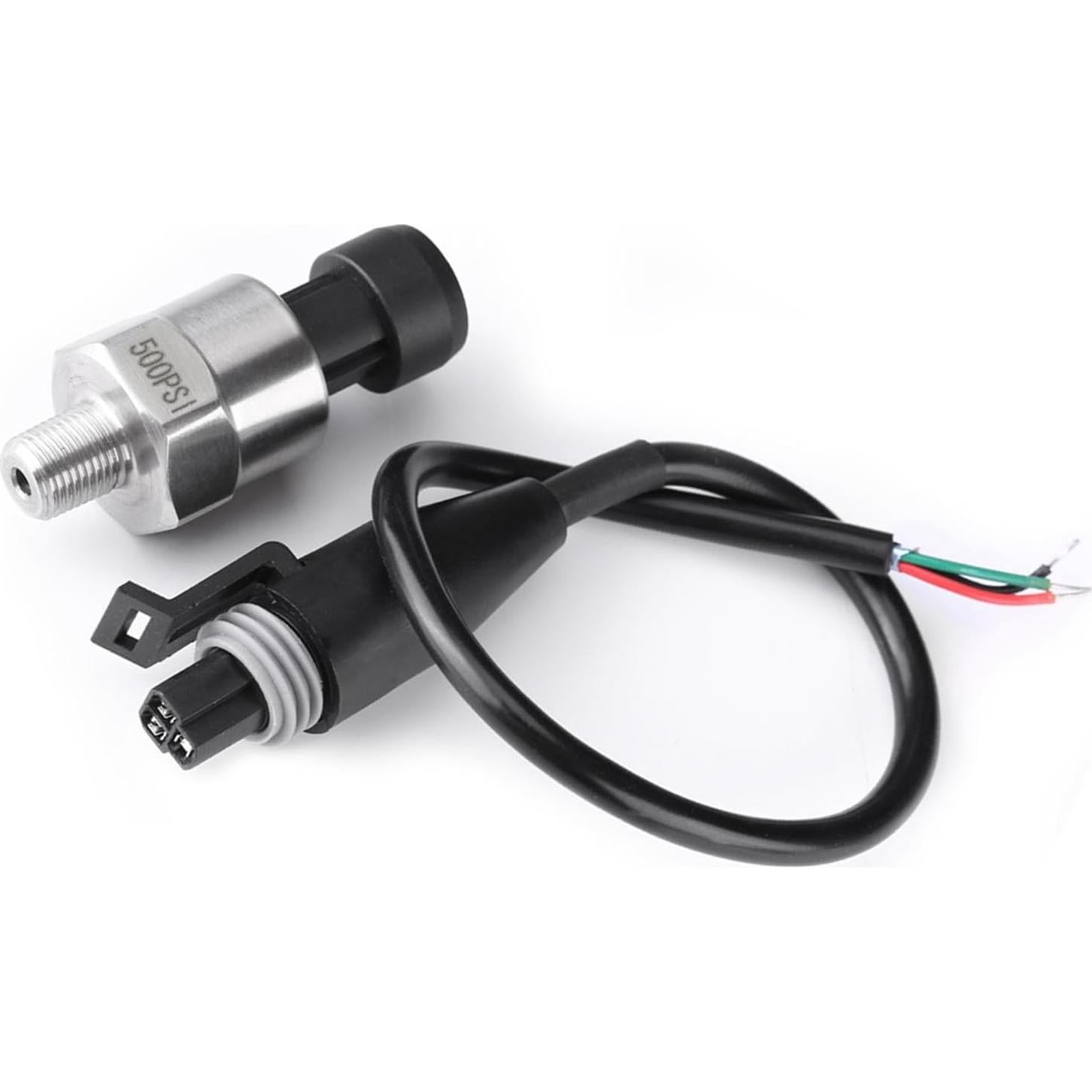 Transductor de Presión Ejoyous 1/8 NPT Acero Inoxidable 500 PSI