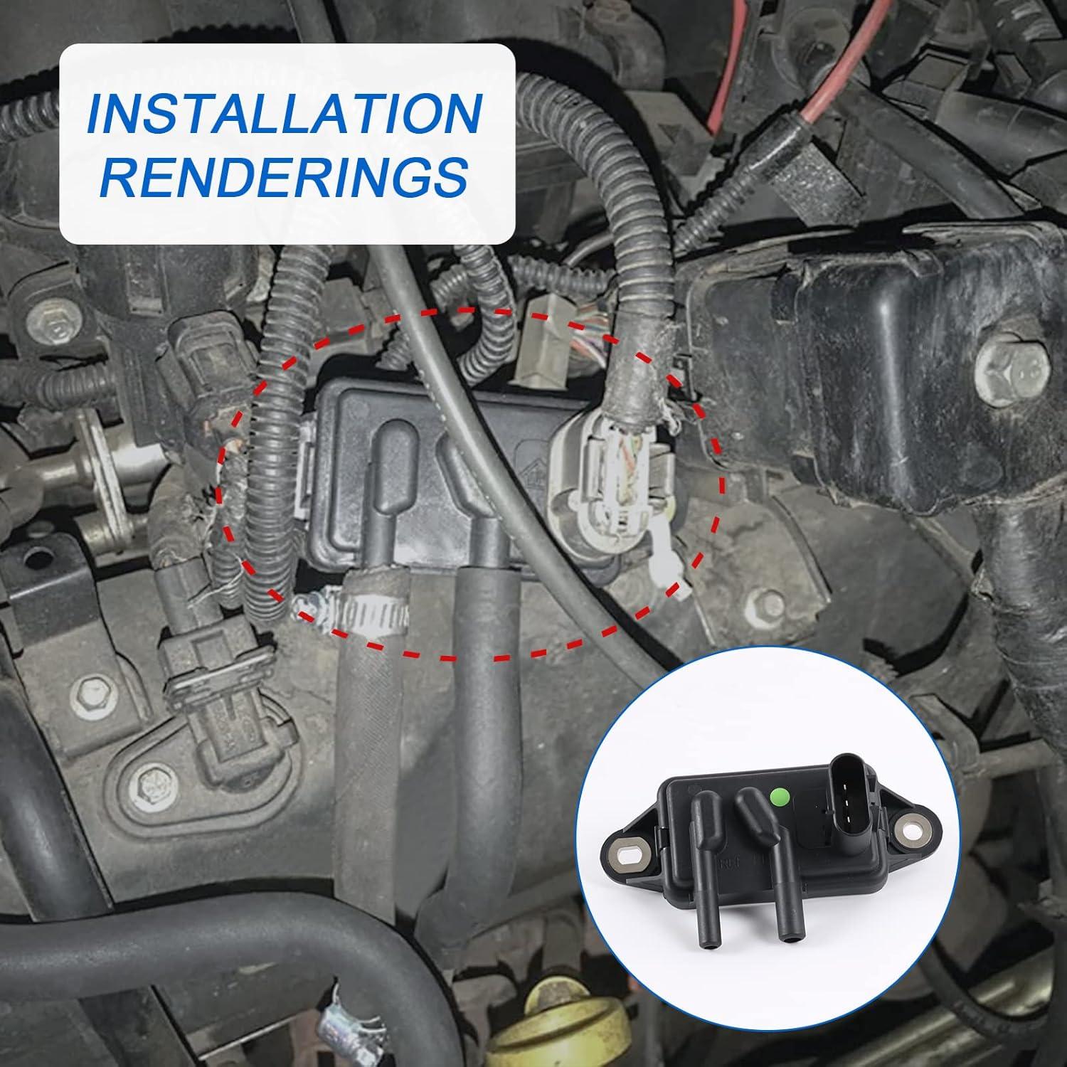 Sensor de Presión EGR CARMOCAR WS-E327 para Ford y Mazda