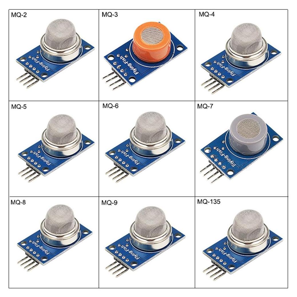 Kit de Sensores de Gas MQ 9 en 1 BONATECH - Detección de Gases
