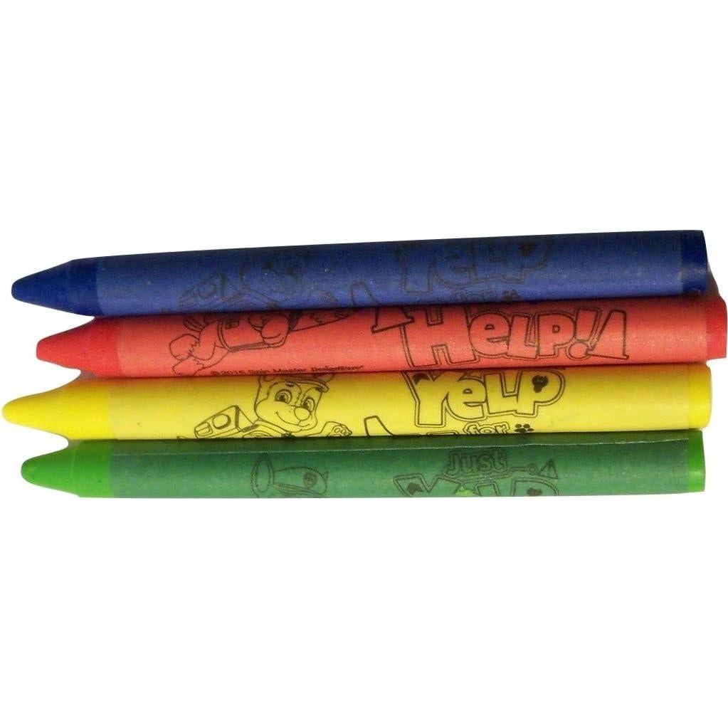 Libro de Colorear Mini Paw Patrol con 4 Crayones