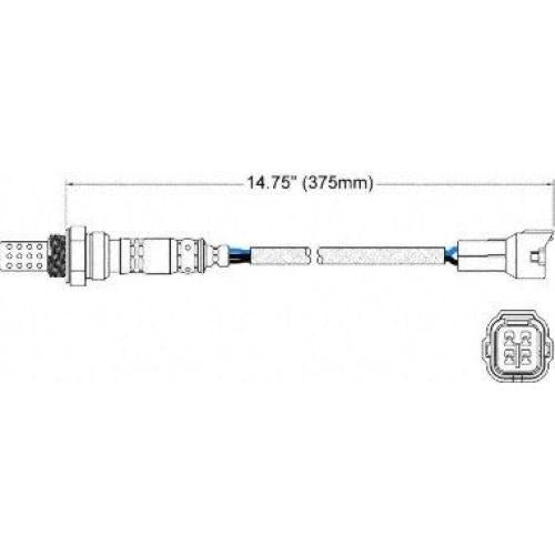 Sensor de Oxígeno Walker Products 250-24049 - Analógico