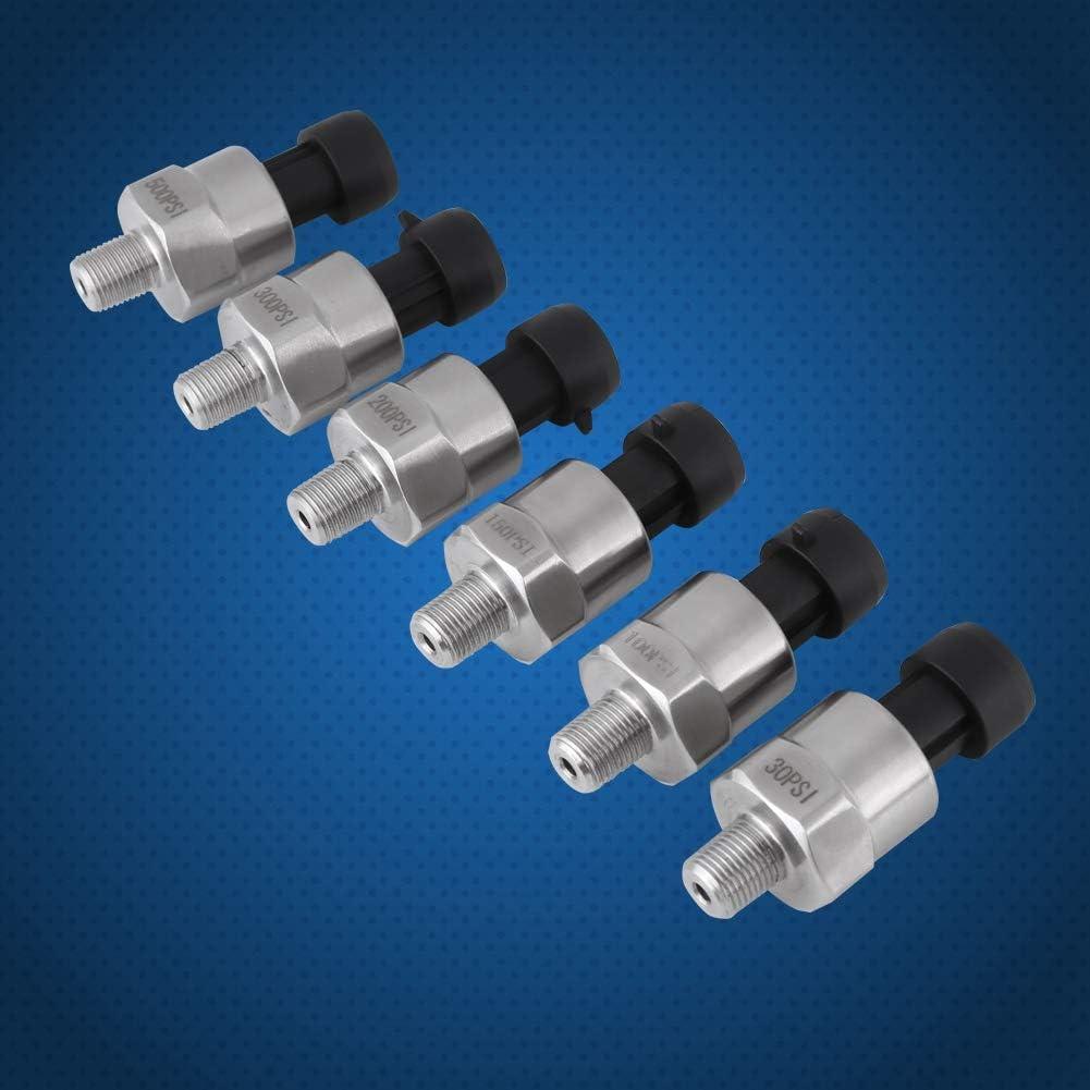 Sensor de Presión Aatraay 0-100 PSI Acero Inoxidable IP67