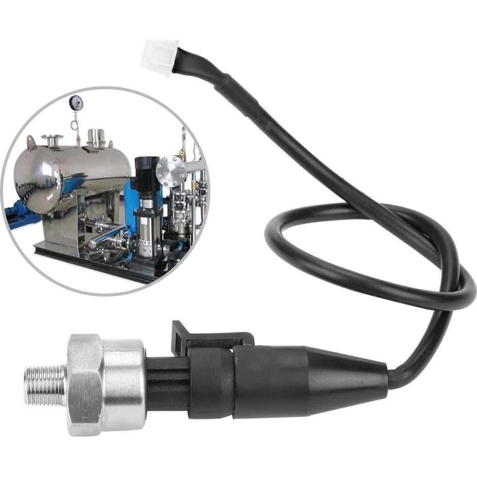 Sensor de Presión Aatraay 0-100 PSI Acero Inoxidable IP67