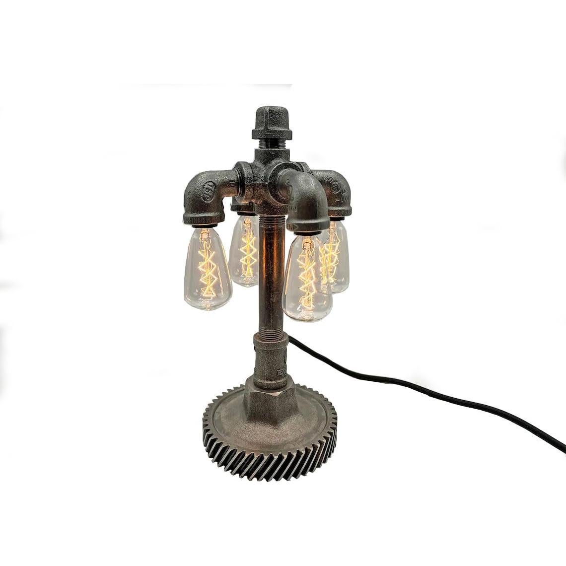 Soporte de lámpara de hierro fundido DIY Bowen E12 75W