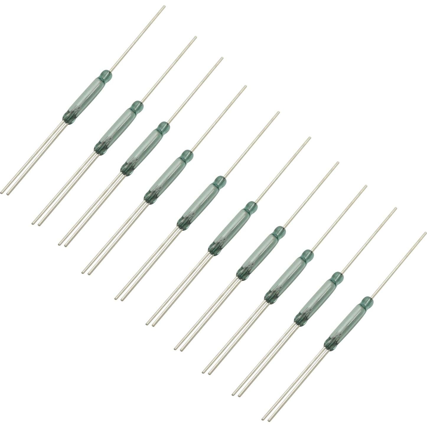 10PCS Interruptor de Reed 3 Pines 2.5x14mm GODIYMODULES