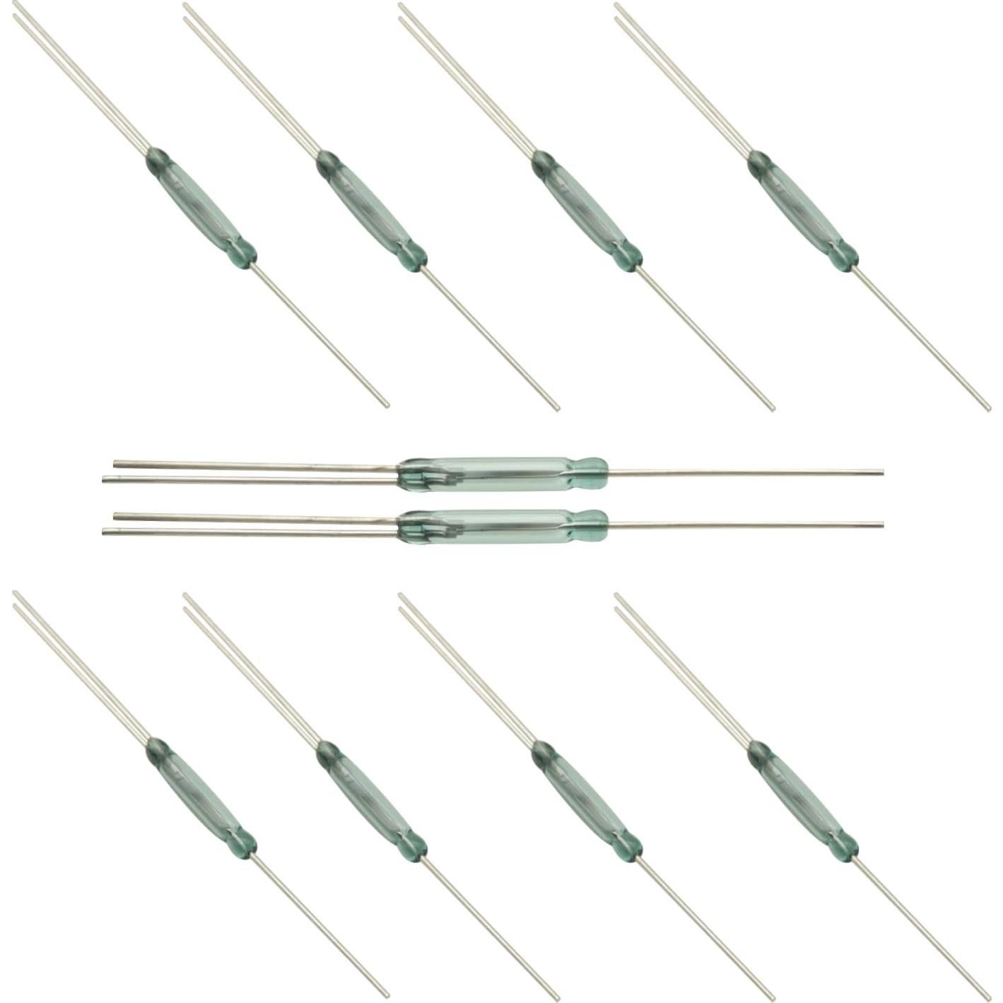10PCS Interruptor de Reed 3 Pines 2.5x14mm GODIYMODULES