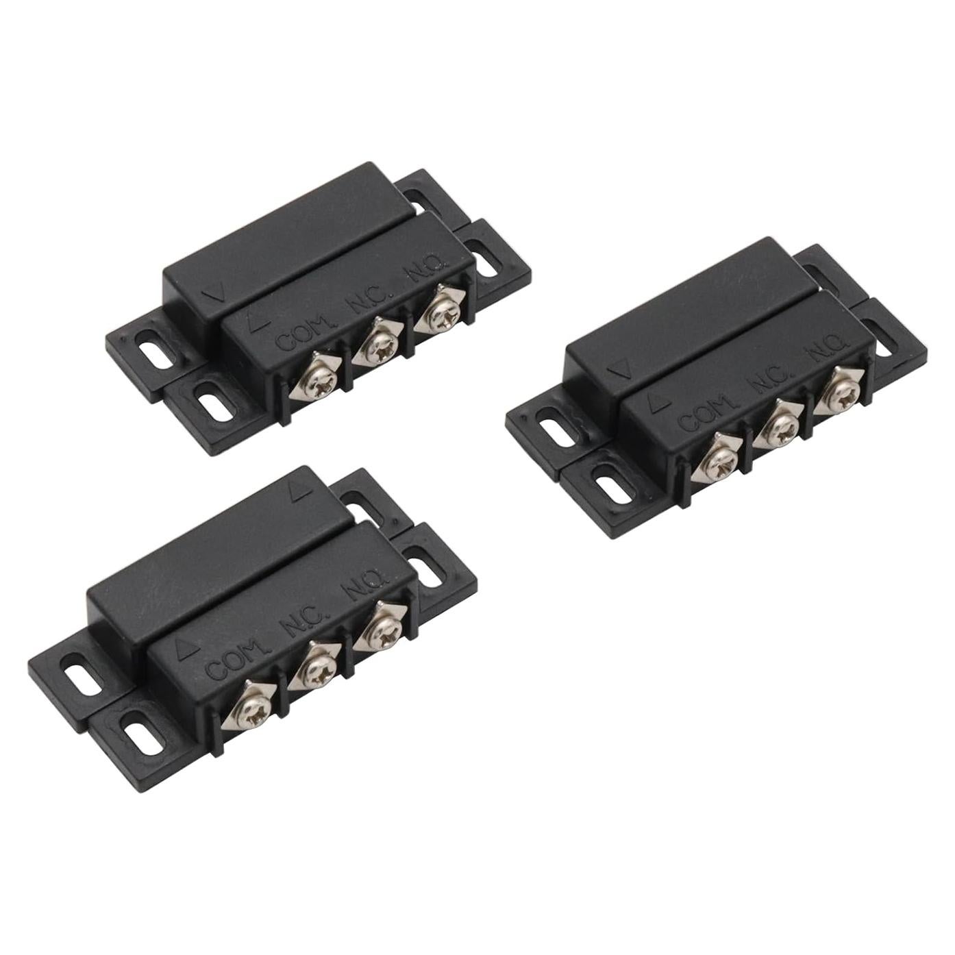 Interruptores de Lengüeta Magnético LBY - 3 Juegos, ABS Negro