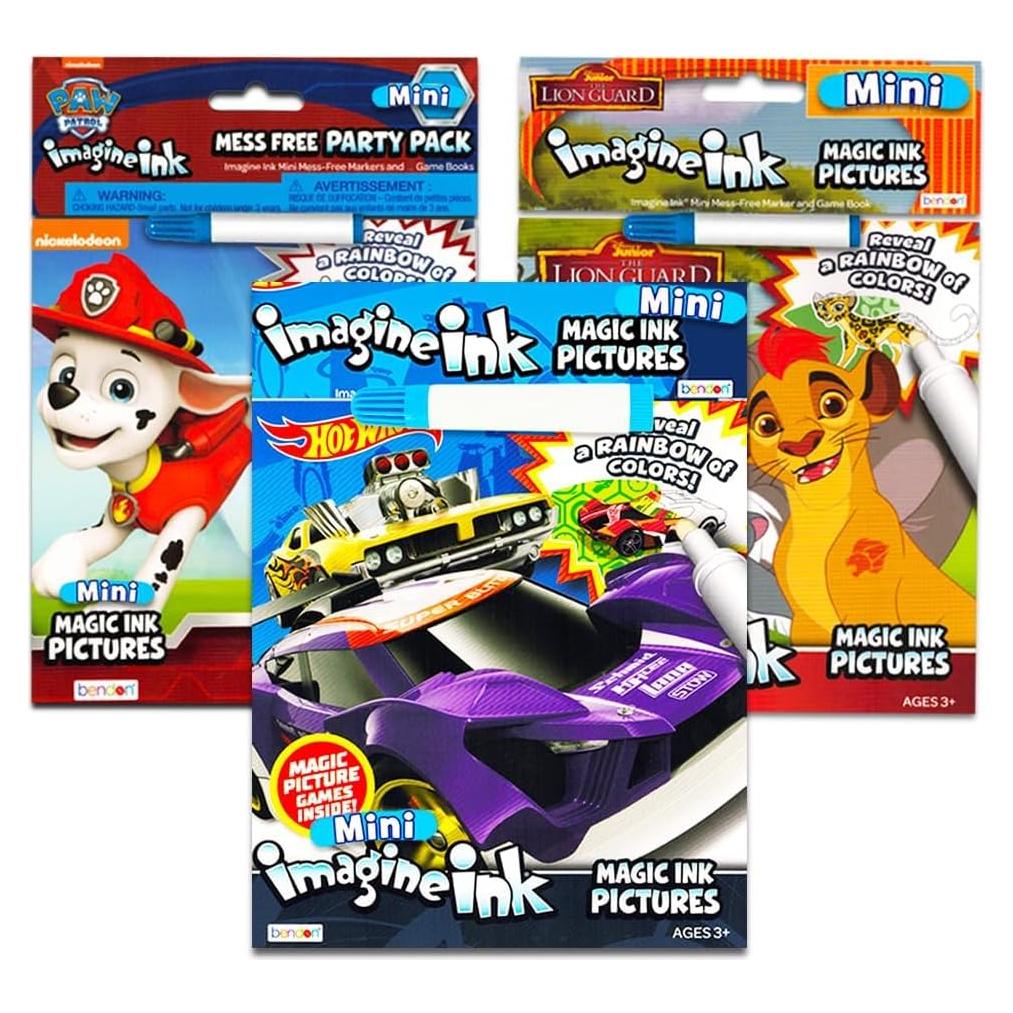 Set de Libros para Colorear Bendon - 3 Libros Sin Desorden