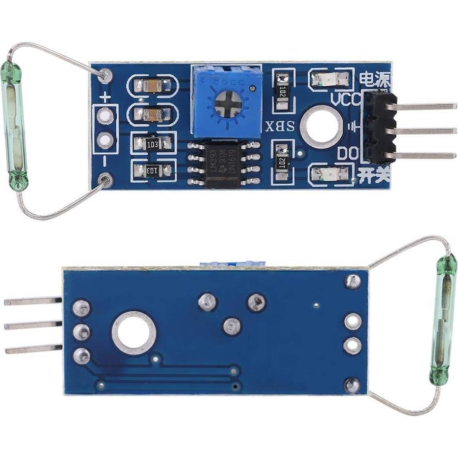 Interruptor Reed Normalmente Abierto Keenso 4 Pcs 5x2 cm