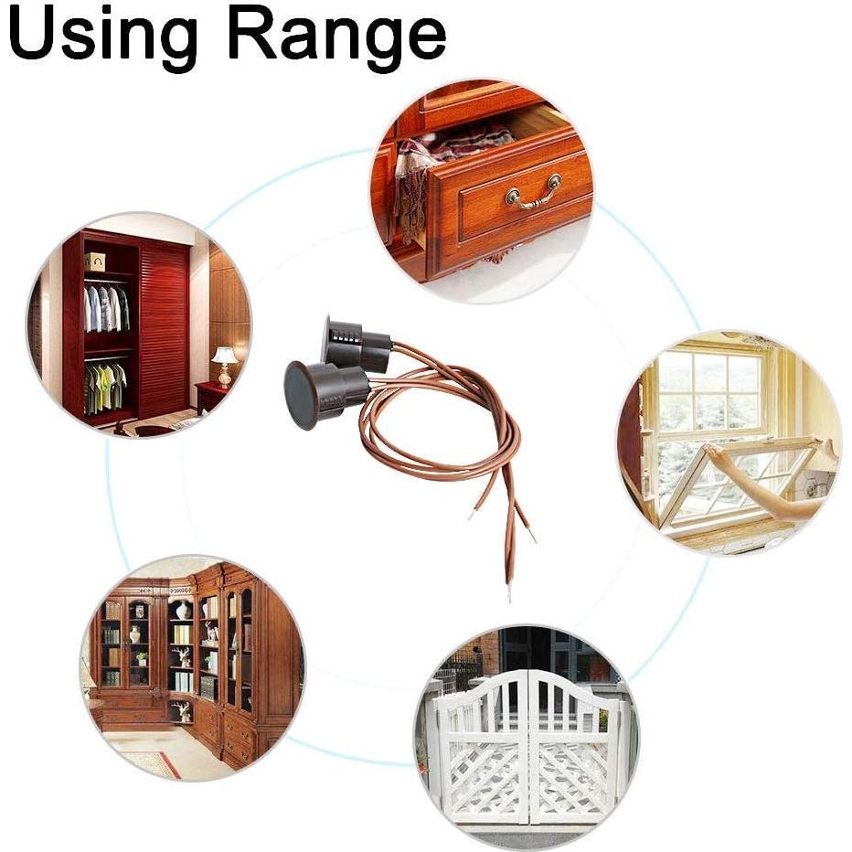 Sensor de Contacto Magnético Cableado Aoje-Link RC-36 2pcs