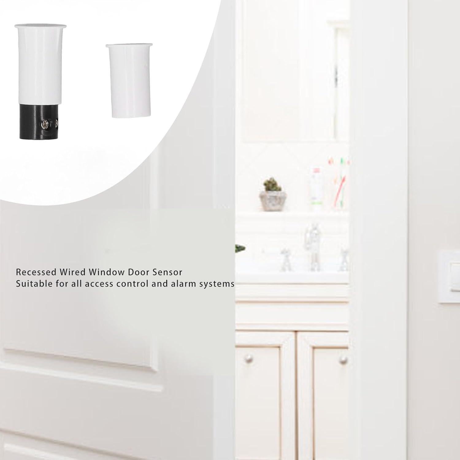 10 Interruptores Magnéticos NC Tissting MR-33C 10W para Puertas