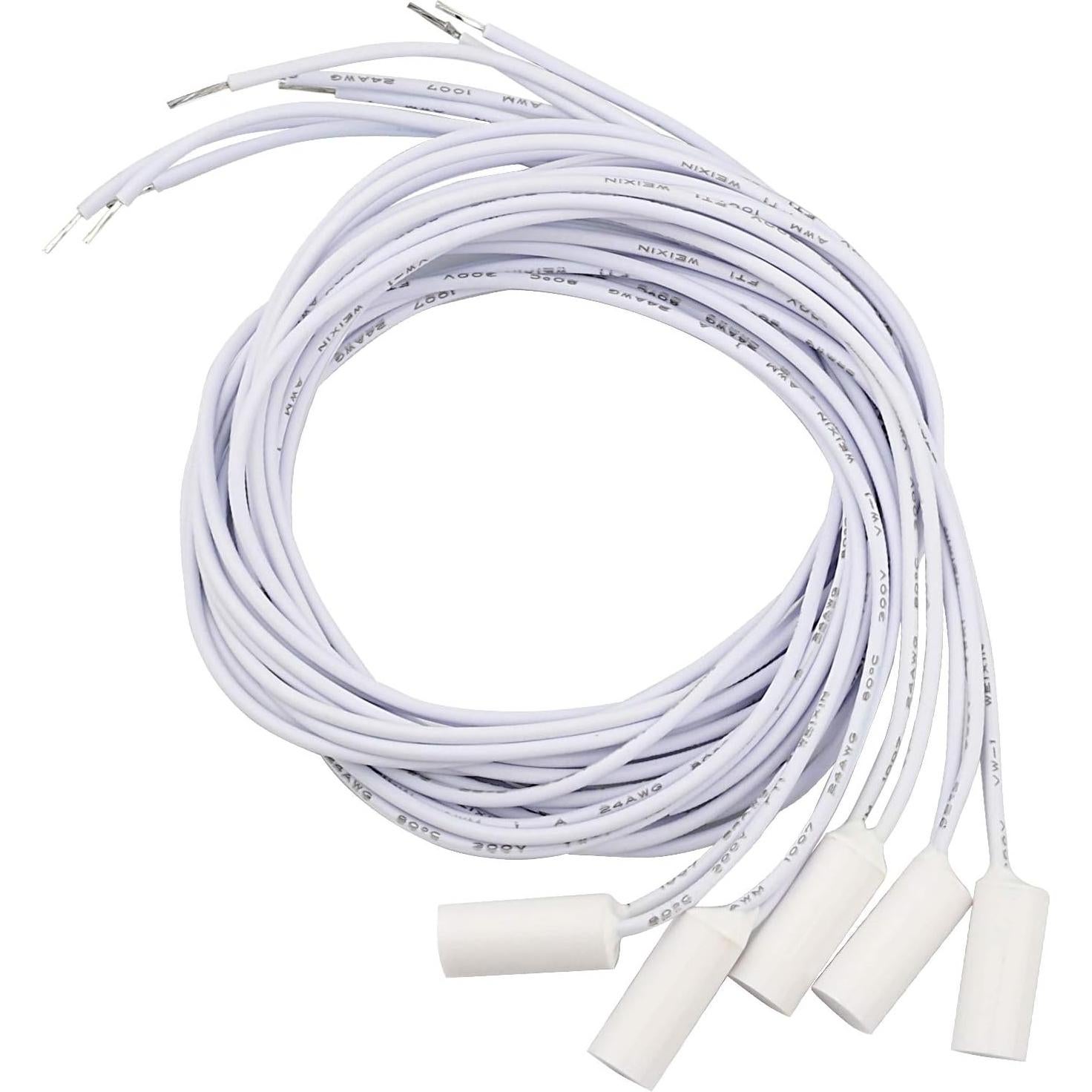 Sensor de Alarma Magnético NC BNYZWOT MC-34A para Puertas y Ventanas - 5 Juegos